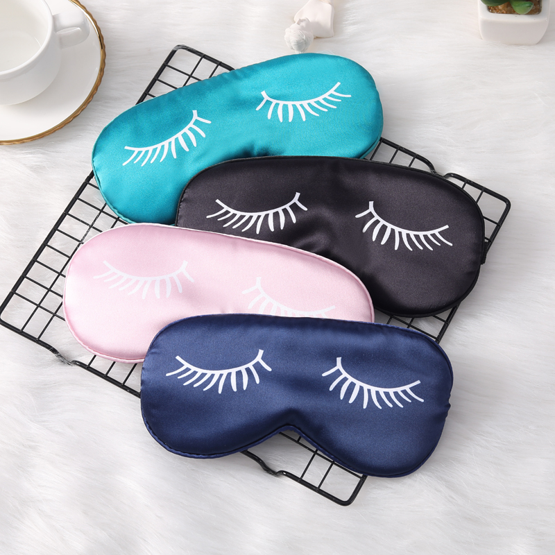 Printed eyelashes to relieve fatigue during lunch break, travel, at home or while sleeping - eye protection mask