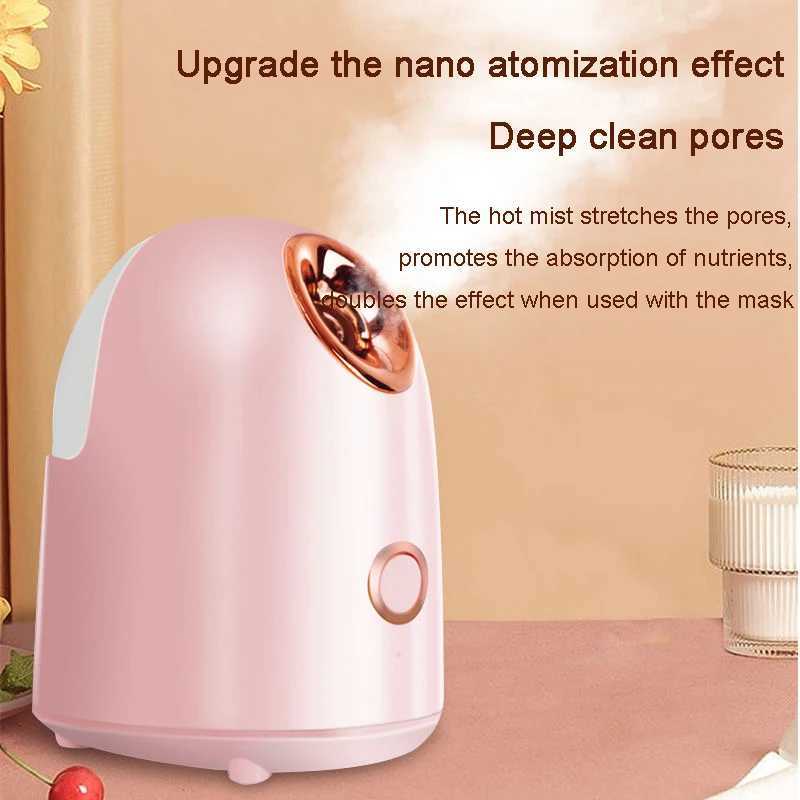 Hot Skincare Facial Steamer Beauty Device For Face Hydration Pore Cleansing Nano Steam With Deep Penetration XJ250607