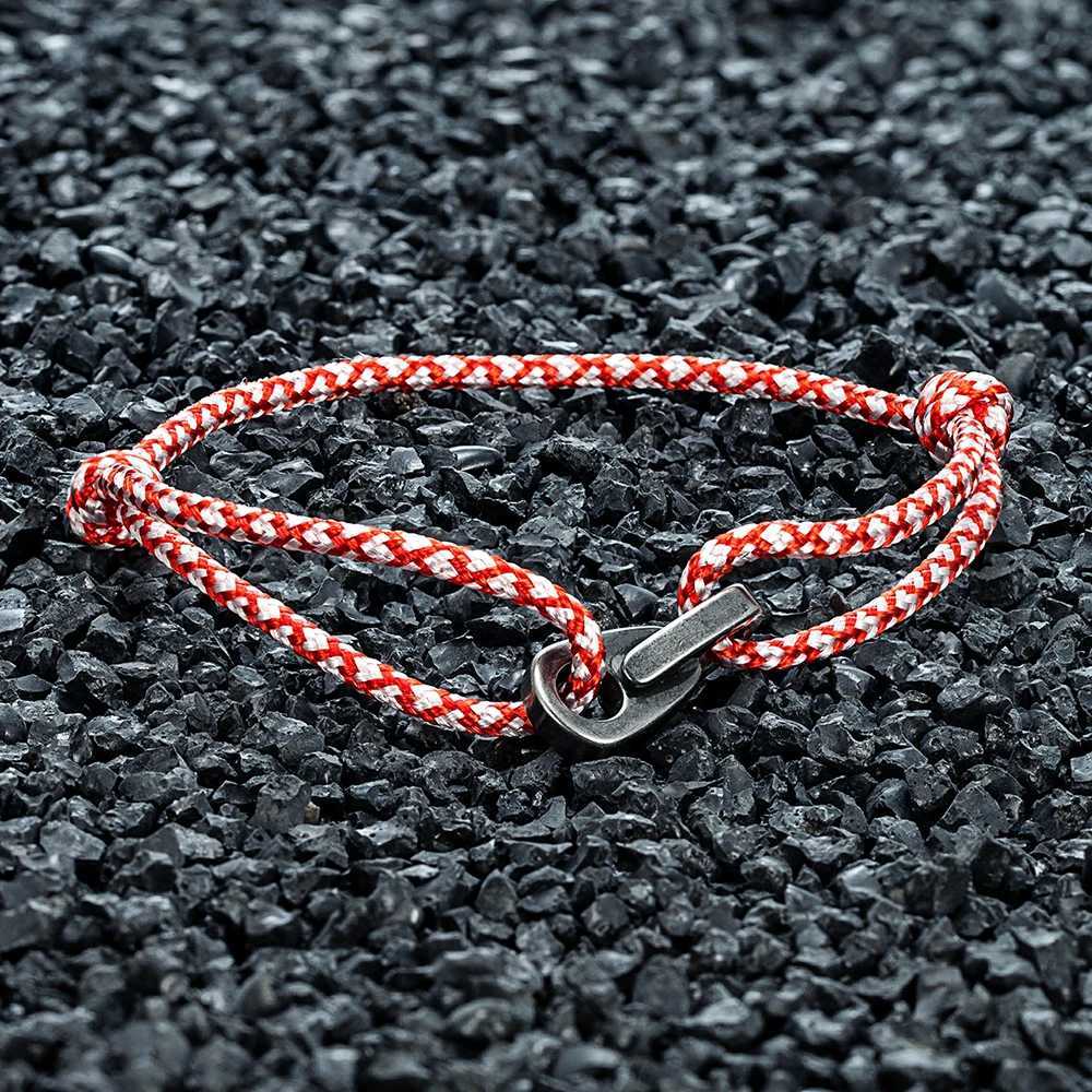 MKENDN Vintage Oxidized Black Chain Link Rope Bracelet Men Women Stainless Steel Motorcycle Jewelry Water Drop Accessories GiftsXJ250604