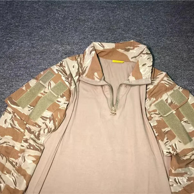 Desert Tiger Spotted Frog Suit Set Outdoor Sports G3 Skin Combat Pants Training Gold Tactical Top 250604