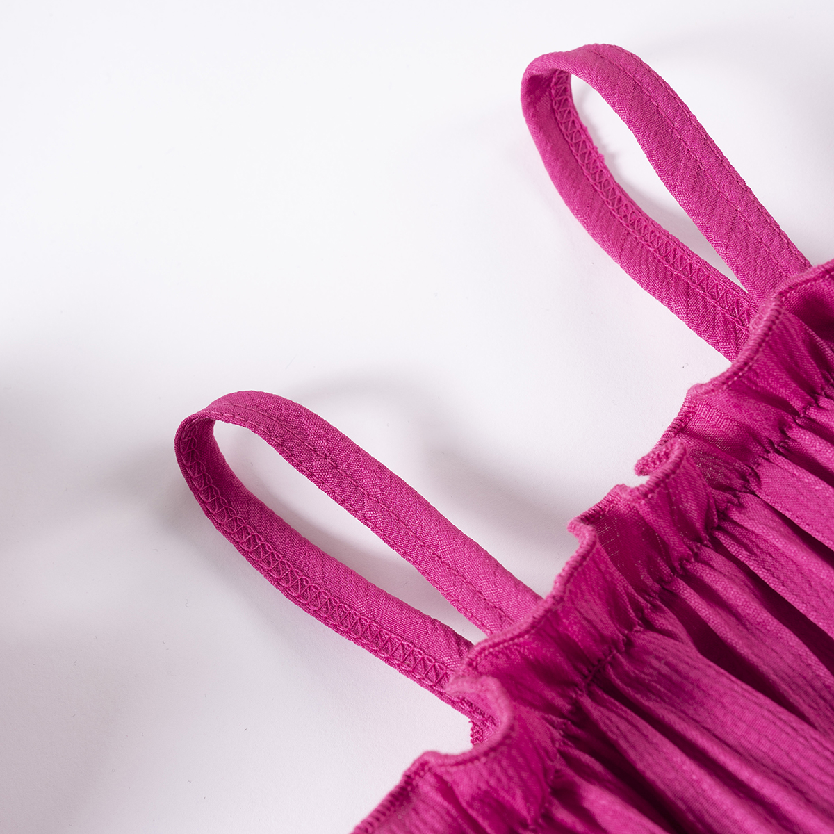 Baby girl summer set with solid color suspender and skirt 2-piece set, designed for girls, suitable for daily wear and party wear, preferred for outdo