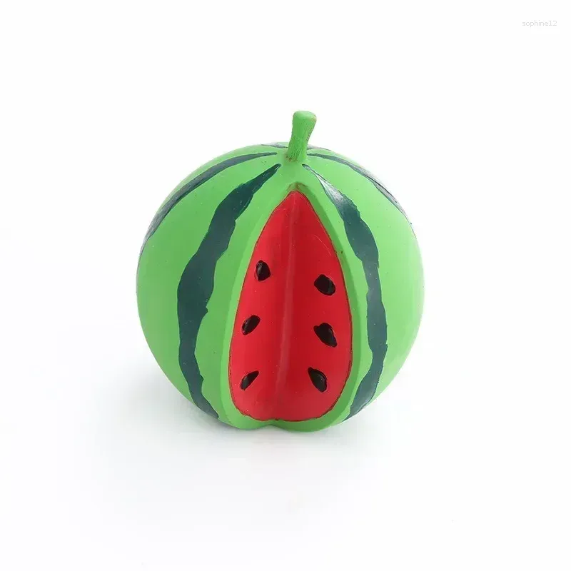 Latex Pet Sound Chew Toy Interactive Pet Bite Toys Creative Fruit Shape Pet Squeaky Toy Pet Supplies Dog Favors 3pcs/Pack