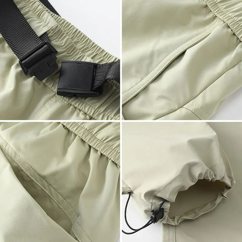 Men Hiking Pants Elastic Cuffs Waterproof Climbing Women Camping Windproof Sports Trousers Outdoor Breathable Trekking 250604