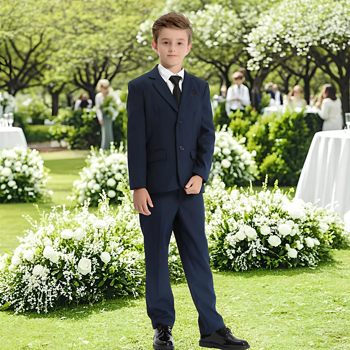 Boys Suit for Kids Wedding Easter Birthday Formal Outfit Set Children Gentleman Blazer Teenager School Performance Piano Tuxedo 250530