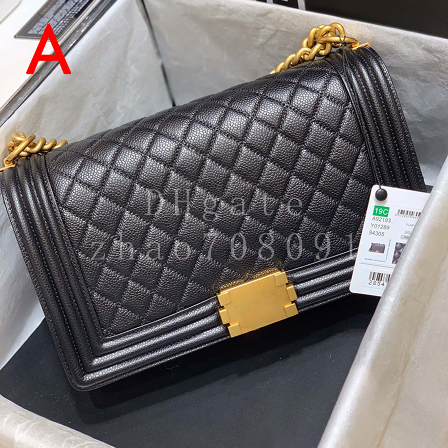 designer Woman shoulder bag Large 28CM Diamond quality Genuine leather Crossbody bag luxury Handbag With box C12