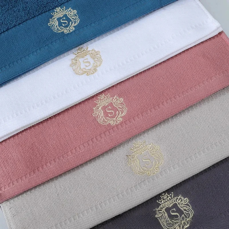 3pcs High-quality pure cotton embroidered absorbent Towels,hotel quality luxury bath towels,soft quick drying absorbent towels, Universal siz,gifts To