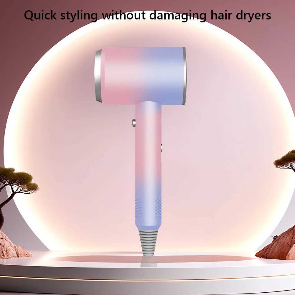 Hair Dryer Fast Drying Negative Ionic Hair Dryer Low Noise Ionic Blow Dryer 3 Gear Travel Hair Dryer 1200W for Barbershop Salon XJ250605