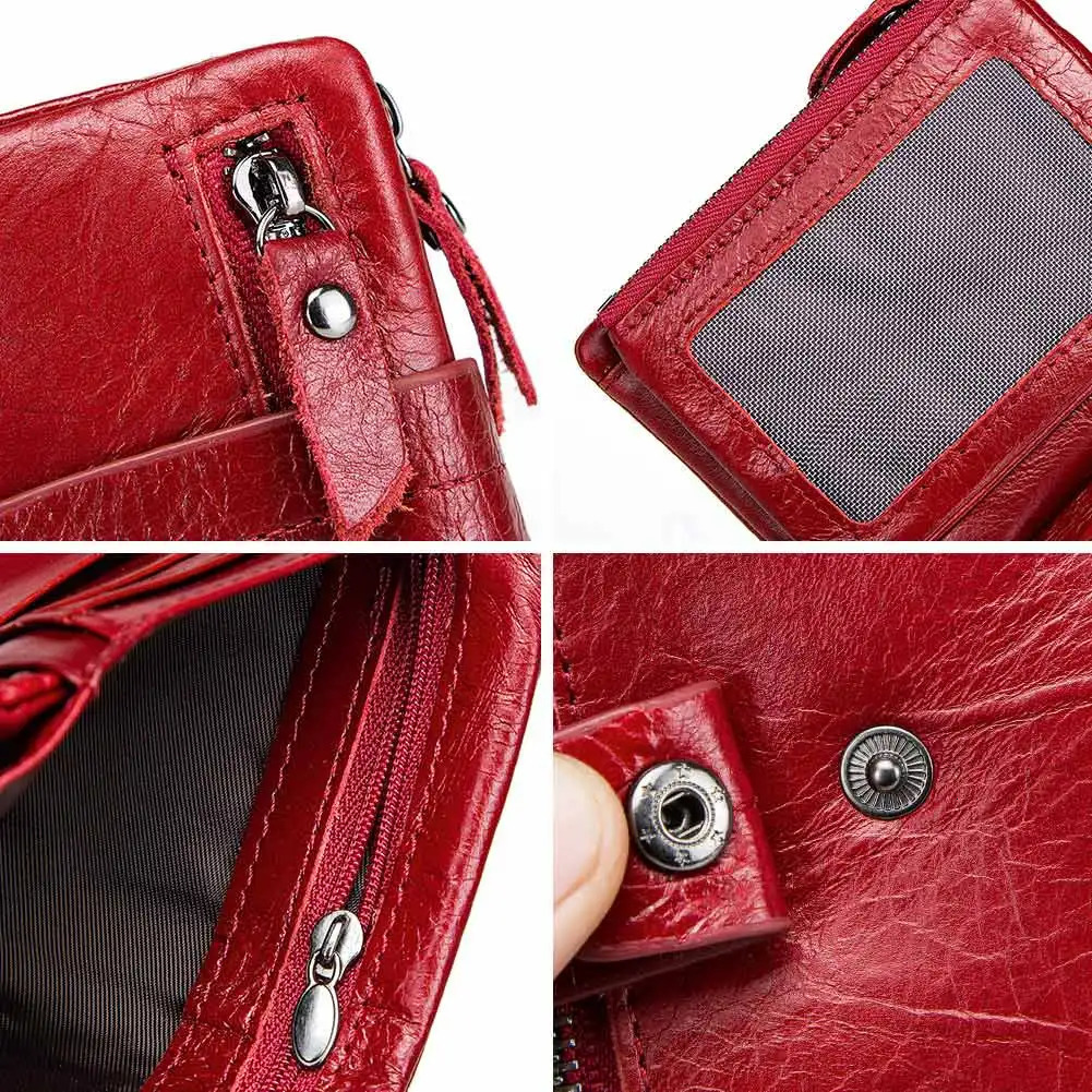 Genuine Leather Women Wallet for Coin and Card High Quality Small Female Clutch Handy Purse Fashion Ladies Walet y 250605