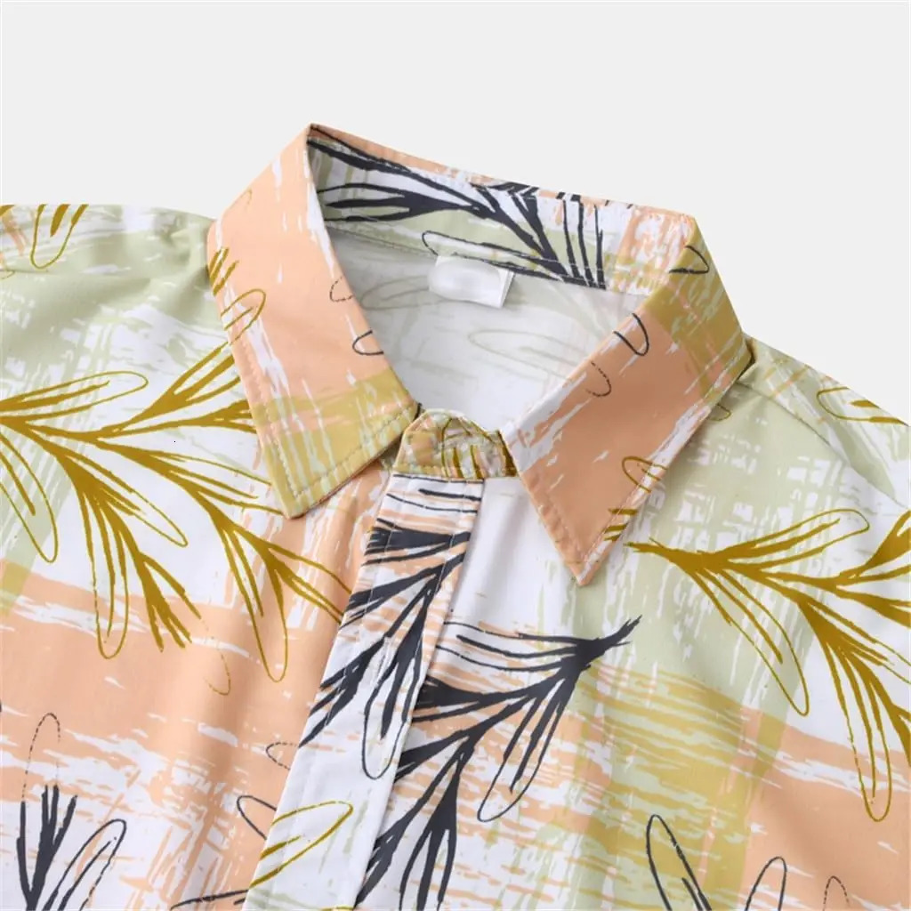 Men Shirt Sets 3D Printed Retro Floral Short Sleeve Casual Oversized Beach Shorts Summer Streetwear Hawaiian Suits Clothing 250603