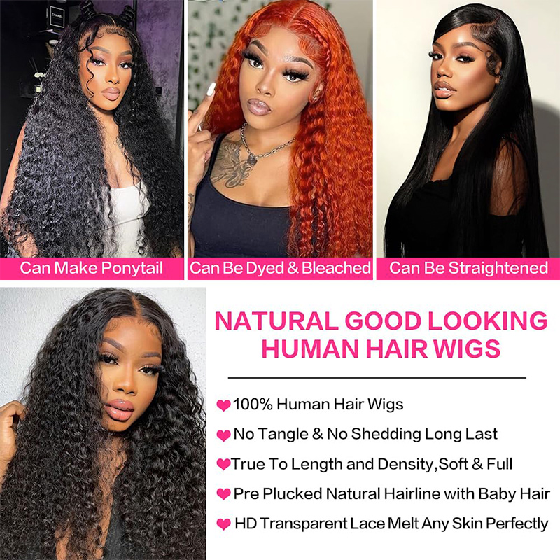 natural black curved hairstyle 13 x 6 hd lace wig w prebleached top knot for easy styling