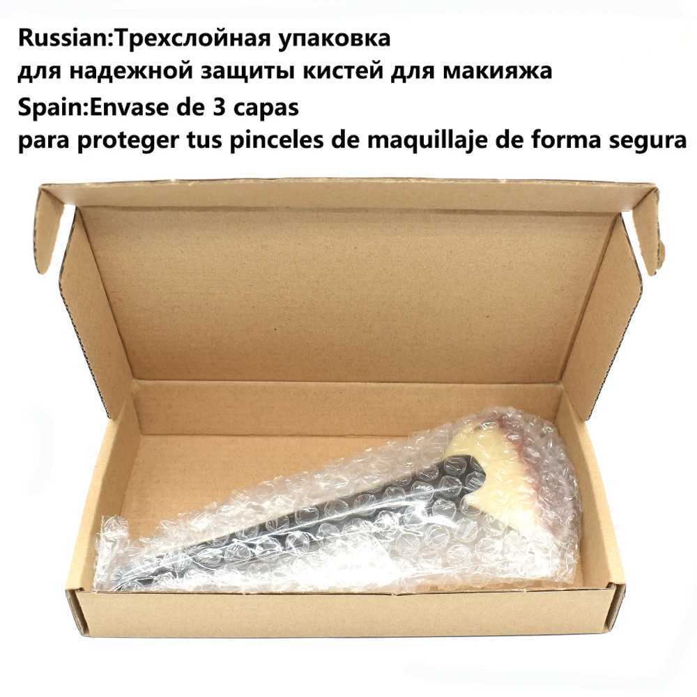 1PCS Soft Makeup Large Fan Brush Foundation B Ber Powder Highlighter Brush Powder brushes Cosmetic Brushes Makeup W250605