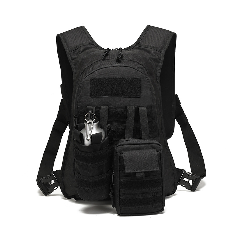 Aokali Hiking Backpack Outdoor Water-Resistant Double Shoulder Sports with Small Storage Bag