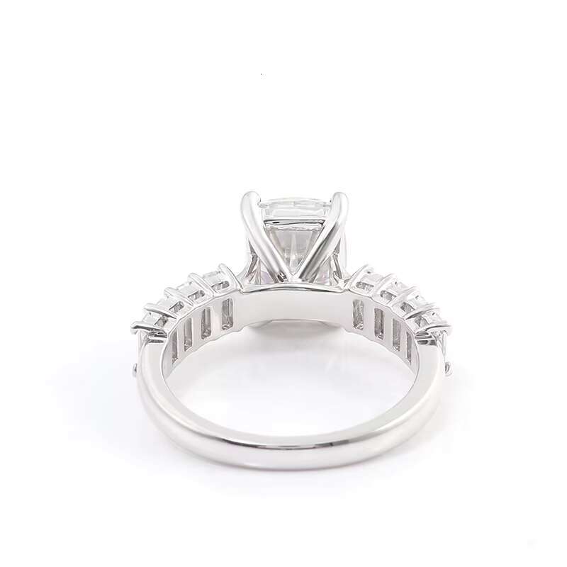 14k Gold Elongated Cushion Cut Moissanite Ring Fine Jewelry Rings for Women Custom Jewelry Moissanite Jewelry