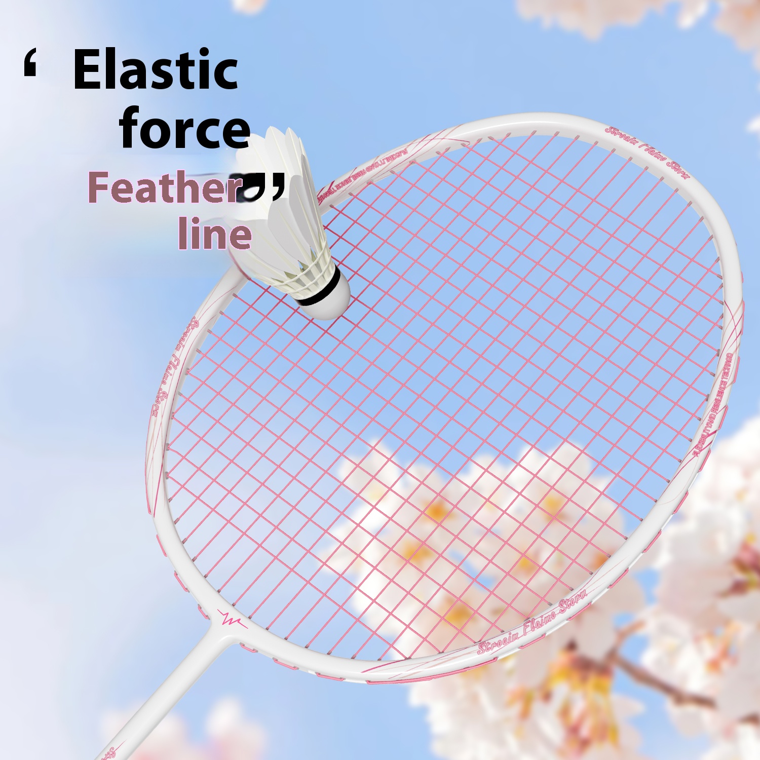 Durable & Easy-to-Maneuver Ultralight Carbon Fiber Badminton Raquette