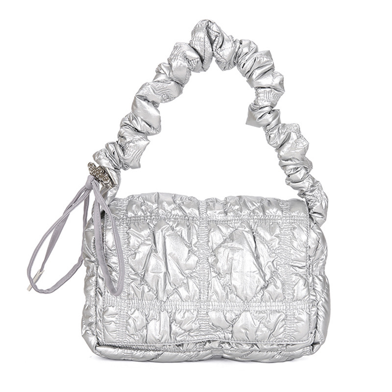 New pleated armpit bag fashion handbag designer women's shoulder bag lightweight casual Korean style fashion crossbody bag