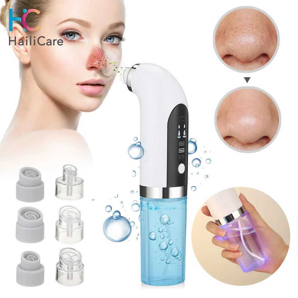 Electric Small Bubble Blackhead Remover USB Water Cycle Pore Acne Pimple Removal Vacuum Suction Facial Nose Cleaner ToolXJ250607