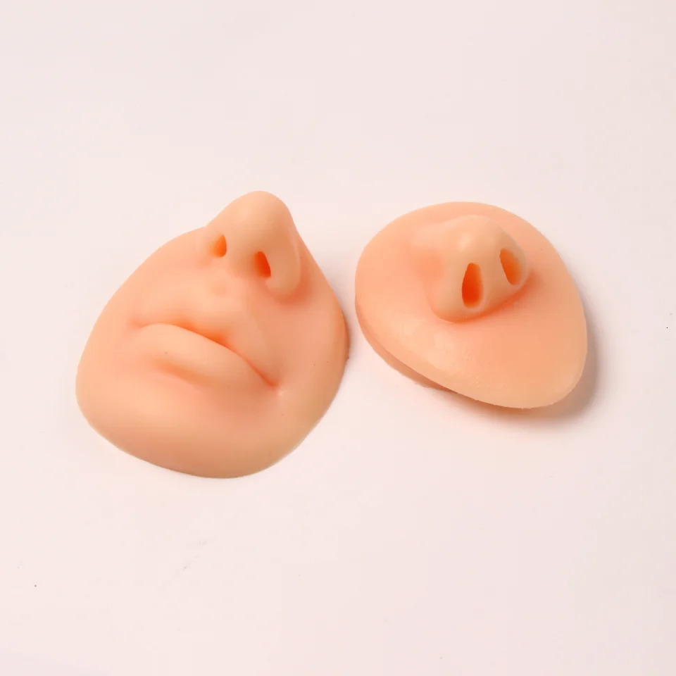 1PCS Silicone Ear Model Nose Lips Simulation Artificial Practice Skin For anent Makeup Piercing Training Tattoo Tools 250604