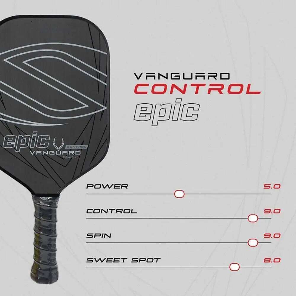 Friction Surface T700 Carbon Fiber Pickleball Paddle Enhanced Power 16MM Polymer Core Sports Bat Ergonomic Grip