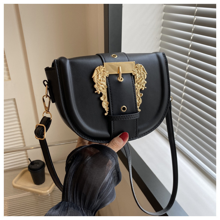 designer 2025 Spring Summer New Fashion Belt Single Shoulder Crossbody Saddle Small Square Bag Women's Bag Supports Wholesale and Mixed Orders