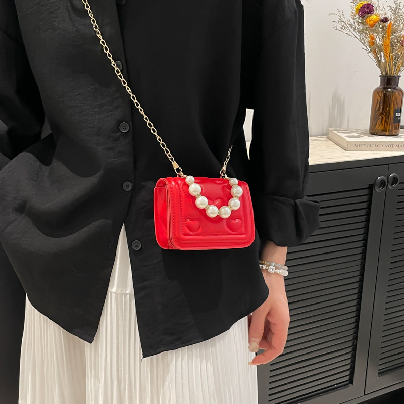 designer Trendy Niche Design Small Square Bag 2025 Spring New Casual Texture Simple Fashion Women's Shoulder Crossbody Bag