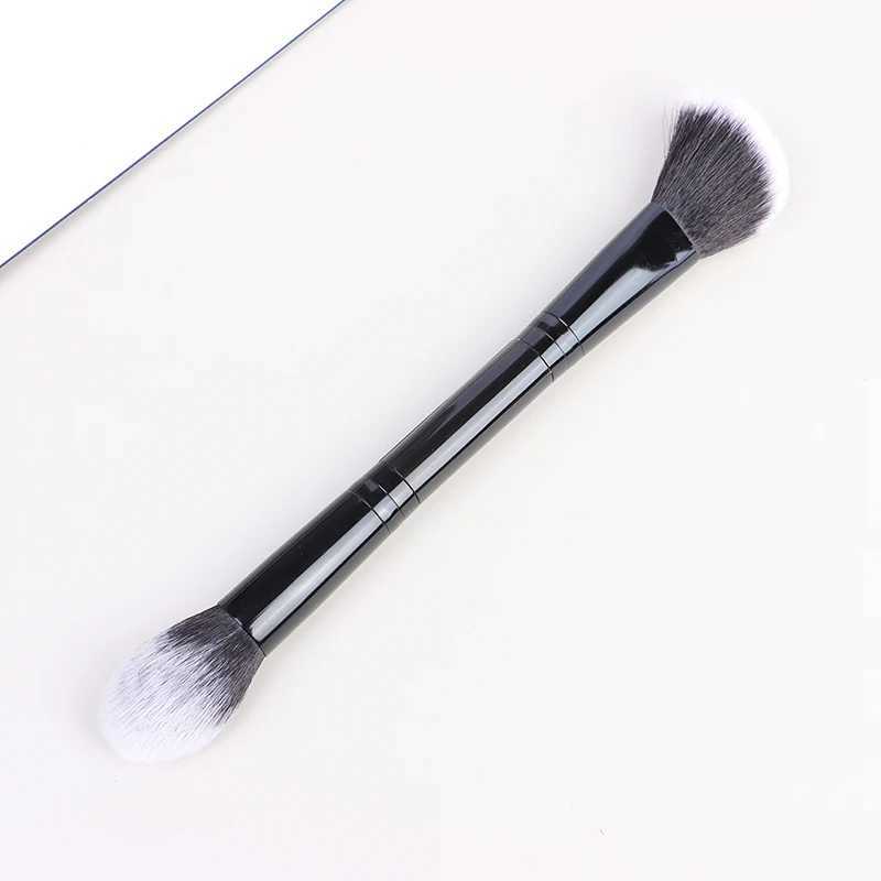 Double Head Makeup Brushes Highlighting Brush Face Contour Brush Soft Hair B Brush Beauty Cosmetic Tools W250605