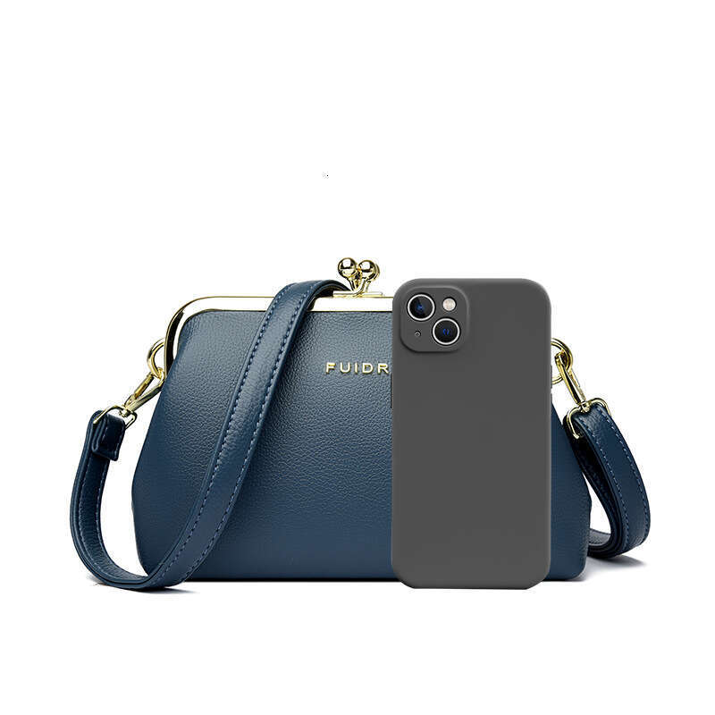 Women's New Korean Version 2025 Top Layer Cowhide Clutch Large Capacity Wallet Texture Multi-layer Crossbody Bag