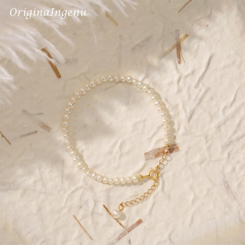 Handmade Natural Pearls Bracelet 14K Gold Filled Pearl Bracelet Custom Lenght Jewelry Boho Bracelets Vintage Boho Women Jewelry 250604