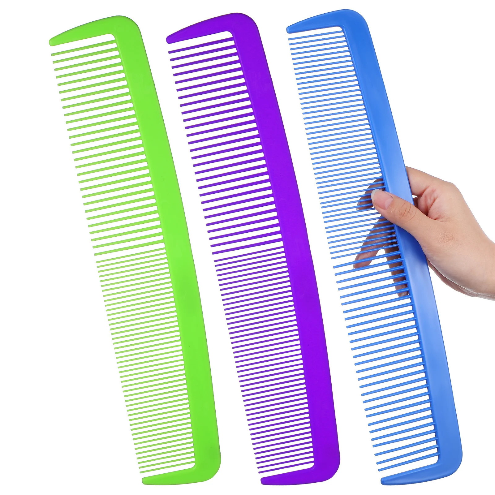 3 Pcs Giant Comb Huge Comb Prop Party Decorative Comb Carnival Accessories Wide Tooth Comb Combs Hair Care Styling Halloween 250603
