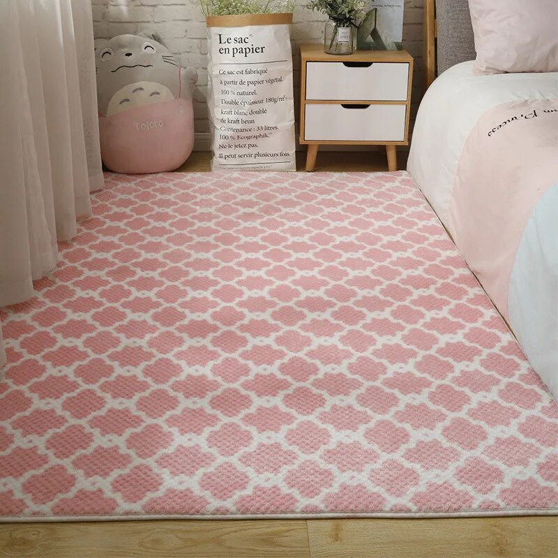 VIKAMA Simple Style Comfortable Doormat Geometric Patterns Non-Slip Home Decor Rugs Applicable Entrance Mats