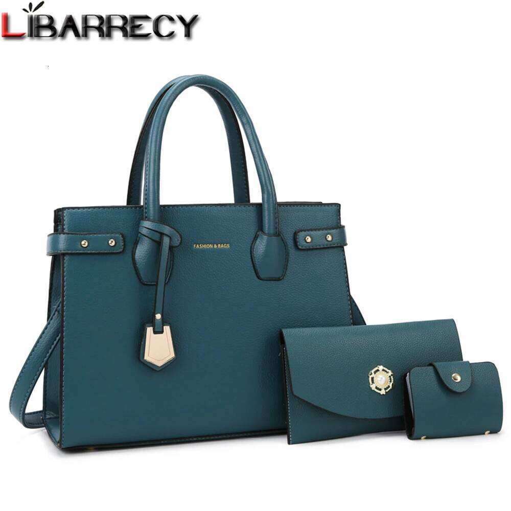 Women's Bags Designer Designer Multifunctional Women Composite Bag Solid Color High Quality PU Leather Ladies Shoulder Crossbody Bags Sac Femme