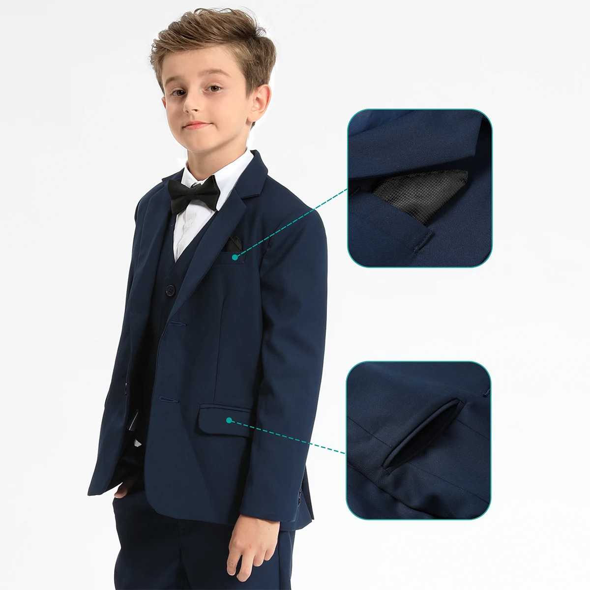 Boys Suit for Kids Wedding Easter Birthday Formal Outfit Set Children Gentleman Blazer Teenager School Performance Piano Tuxedo 250530