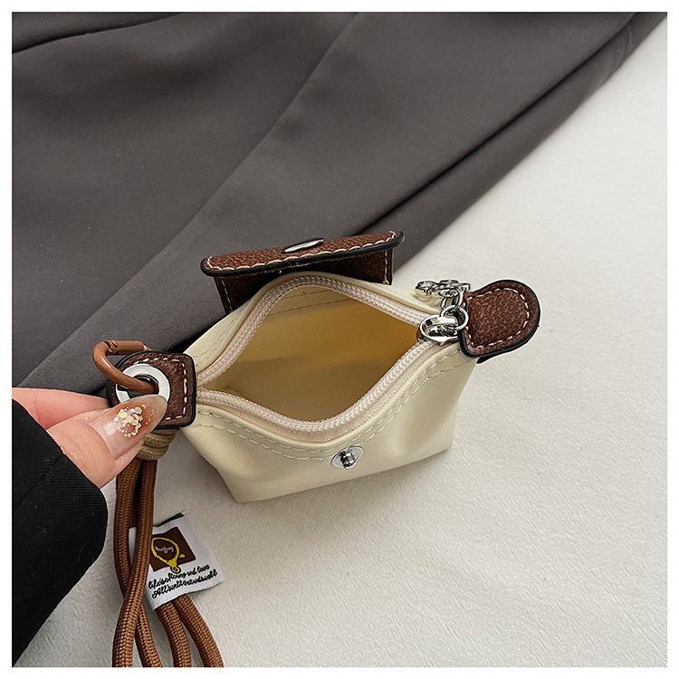 Free Shipping Ultra Mini Small Bag Luxurious Designer Bags Canvas Dumpling Bag Fashion Earphone Storage Bag Lightweight Compact Cute Coin Purse