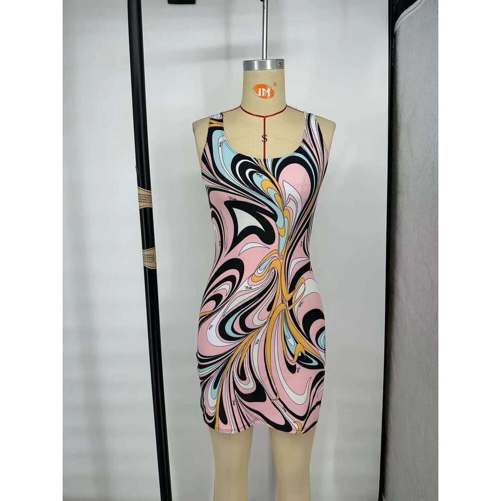 Fashion Brand Bikini Design Mixed Color Striped Women's Summer Sports Yoga Sets Tight Shorts Beach Swimwear