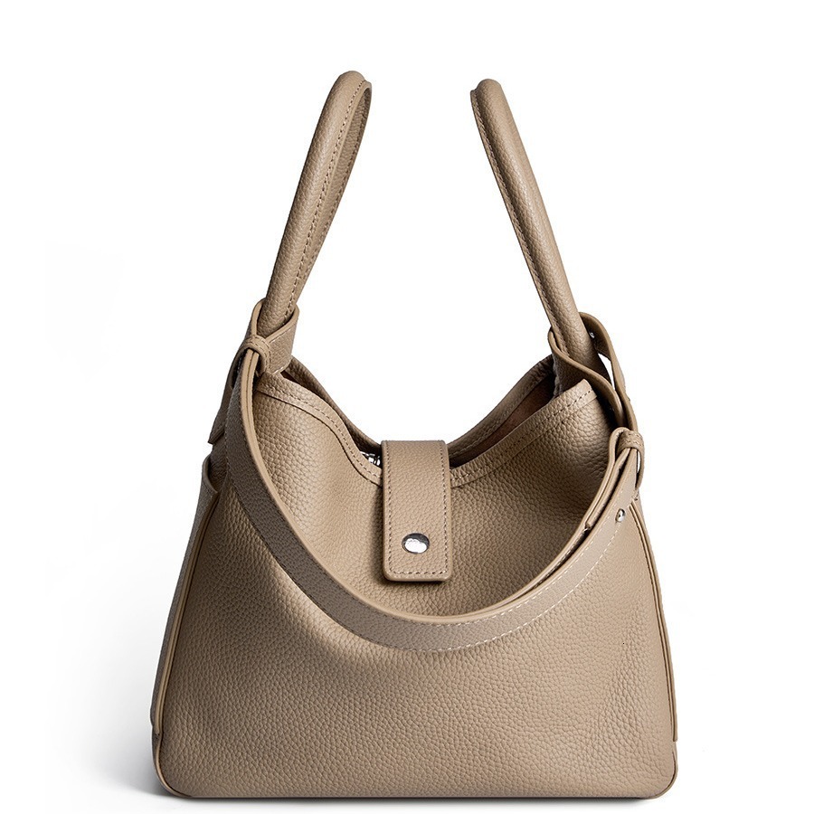 Women trend s genuine leather handbag new handheld commuting first layer cowhide leather bag designer women s trend shoulder bag