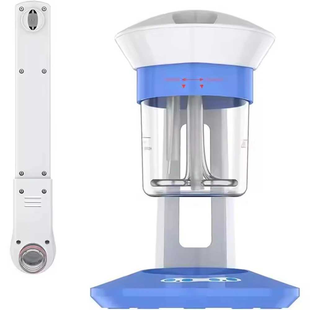 Ozone Hot Facial Steamer Mist Humidifier Face Vaporizer Salon Home Spa Herbal Aroma Steaming Pore Deep Clean Skin Care XJ250607