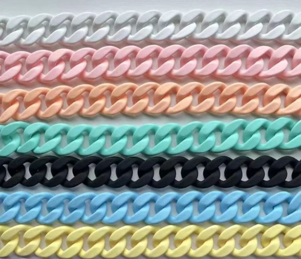 Acrylic Womens Bag Shoulder Straps Acrylic Chain Straps for Purse Handbags Chunky Chain Purse Strap 250528