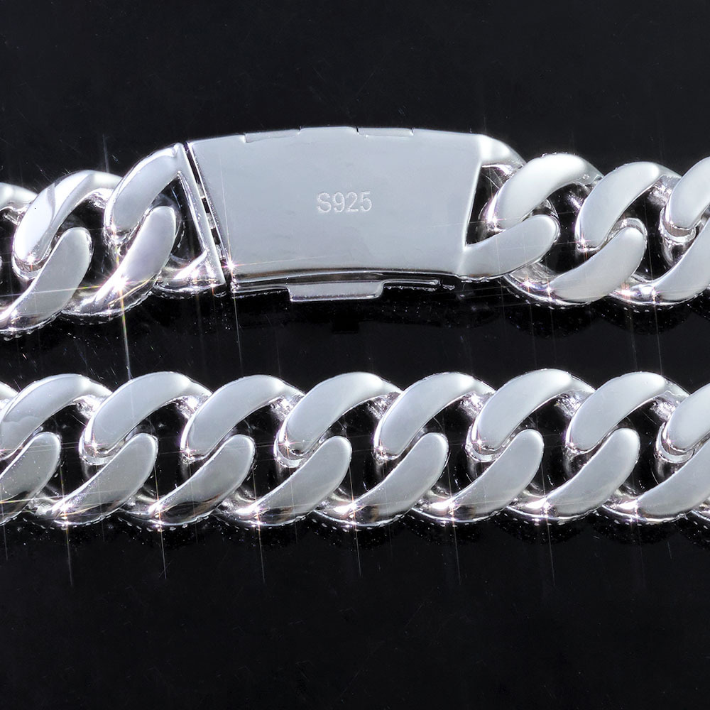 Hip Hop 22mm Jewelry Accessories Full Diamond Moissanite Bracelet Bubble Cuban Chain High-end Mens Bracelet