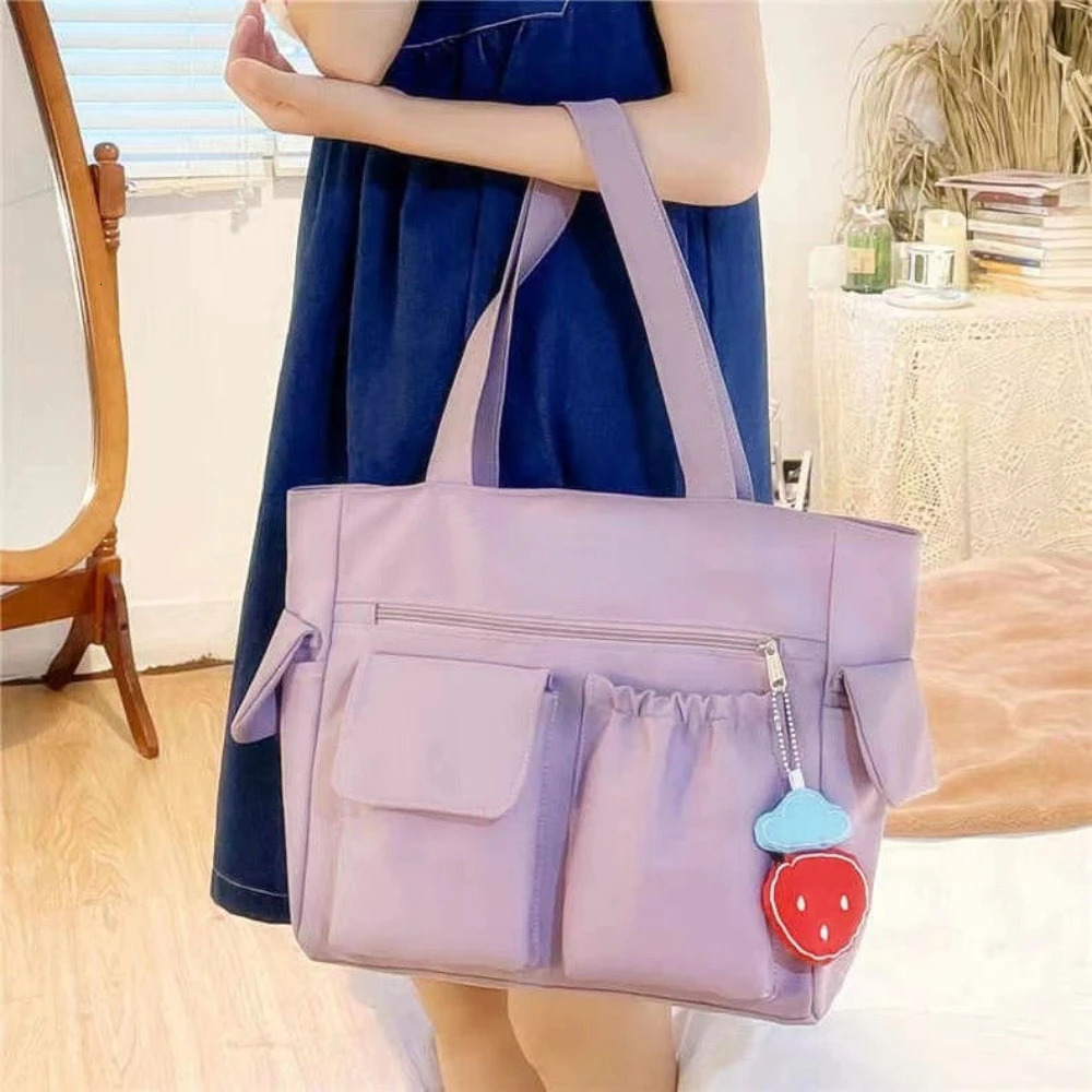 Bag Women Messenger Preppy Student Book Nylon Shoulder Handbag Women 250528
