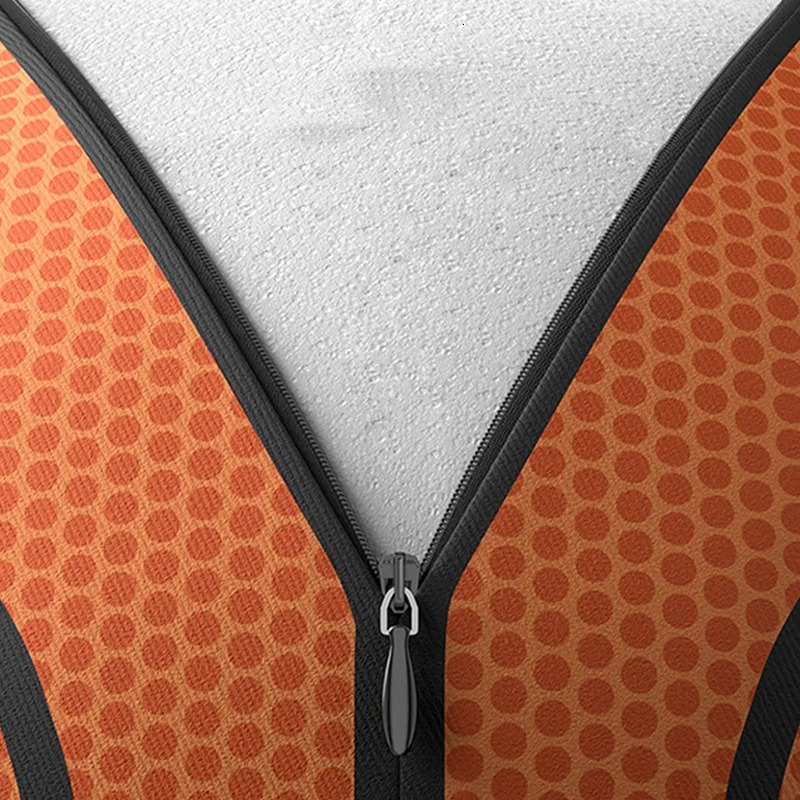 Indoor Silent Basketball Cloth Cover Soft And High Elastic Foam Mute Ball No Noise Sports Ball Density Ball Sports Games 250605