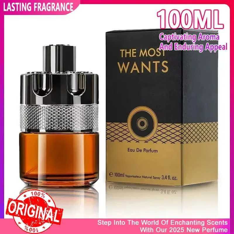 100ml Mens Charm Cologne Original Perfumes High Quality Strong Pheromones Attract Women Suitable for Going Out Parties Fragrance W250605