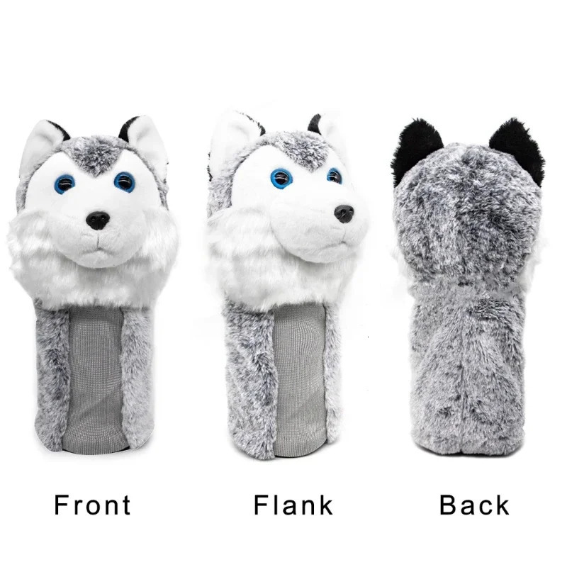 Novelty Plush Animal Golfing Club Head Cover Fairway Headcover Golfing Club Protective Accessories for Enthusiasts 250603