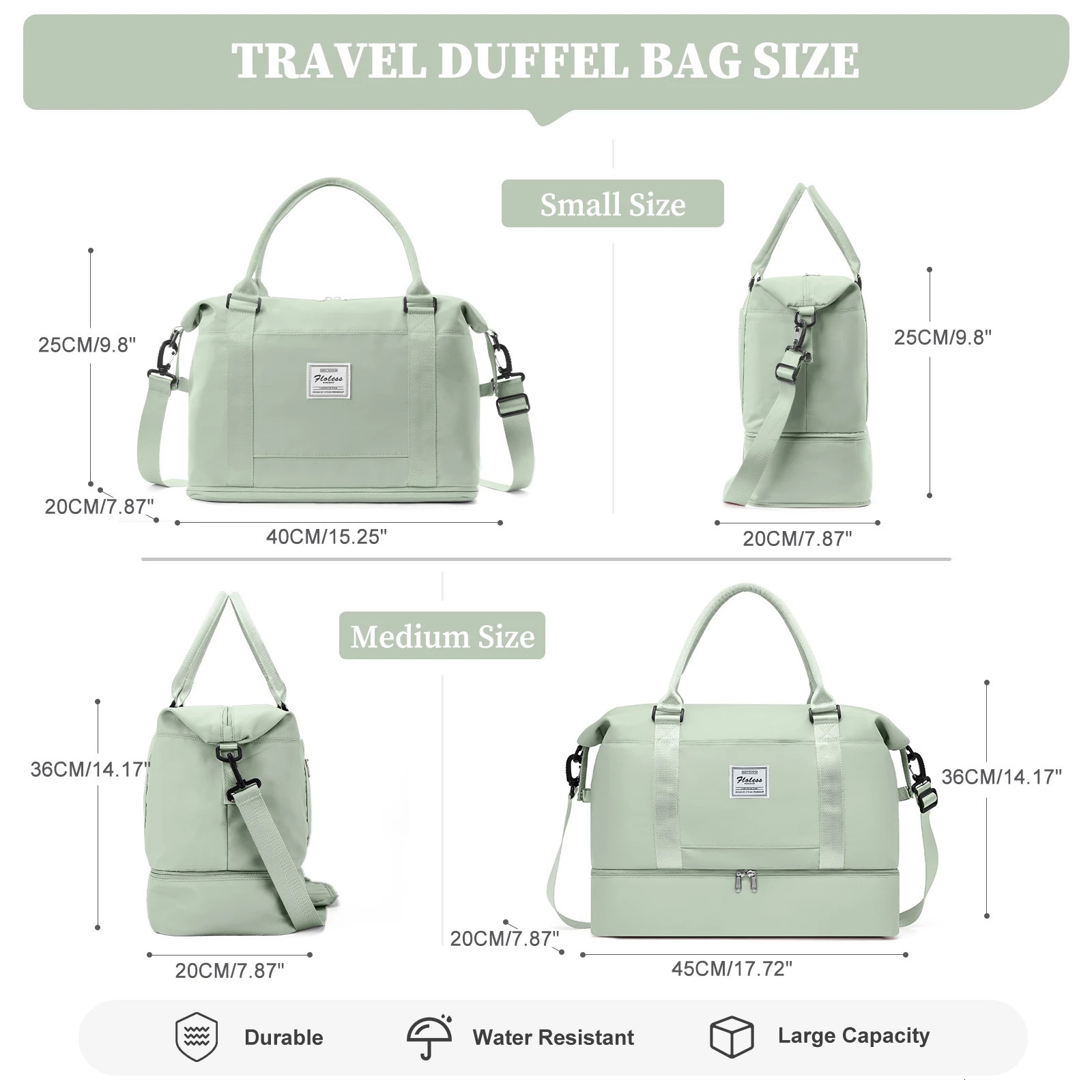 Large capacity womens portable travel bag fitness short business trip luggage can be set pull rod waiting for delivery storage 250605