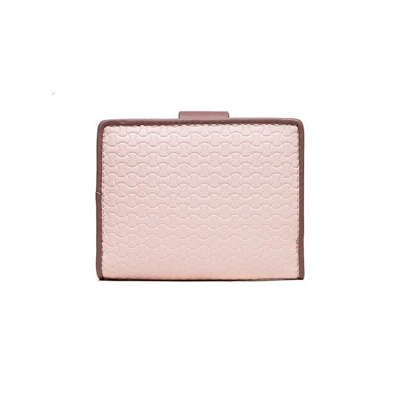 Short for women PU leather simple hundred fashion trend love hardware buckle zipper student folding purse Street small stu