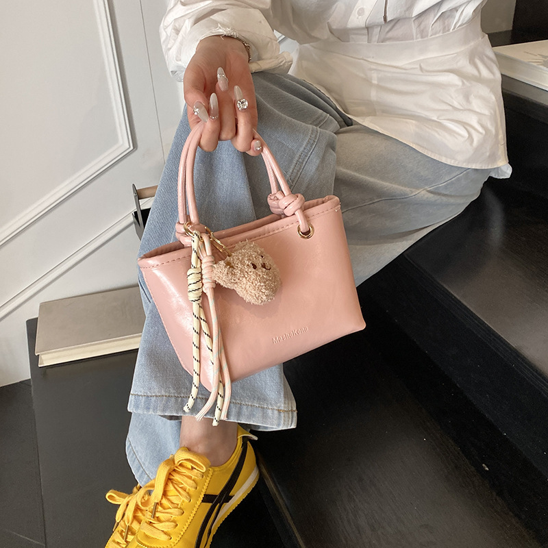 designer Fashion Simple Basket Bucket Bag for Women 2025 Summer New Casual Versatile Handbag Shoulder Crossbody Bag