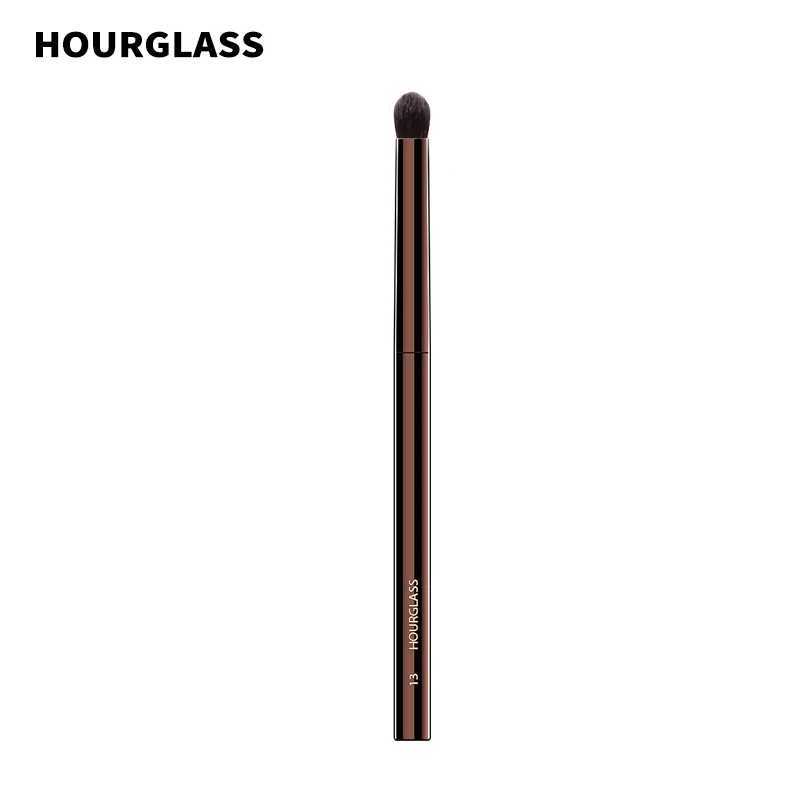 Hourglass Makeup Brush- No.13 Precision Smudge Brush Soft and Skin-friendly Fiber Hair Fashion Design Single Eye Brush W250605