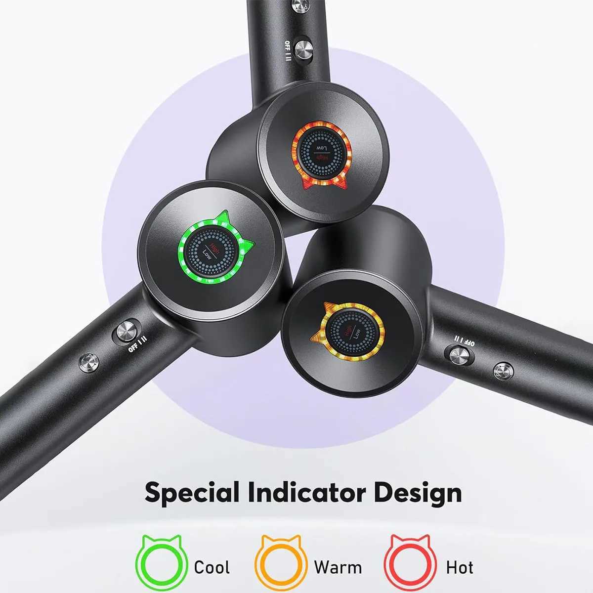 2025 Yeni Profesyonel Yksek Hzl Sa Kurutma Makinesi Souk Scak fn Negatif yon Sessiz Dokunmatik Ekranl Sa Kurutma Makinesi Ev ve Salonlar iin XJ250605