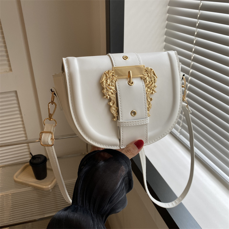 designer 2025 Spring Summer New Fashion Belt Single Shoulder Crossbody Saddle Small Square Bag Women's Bag Supports Wholesale and Mixed Orders