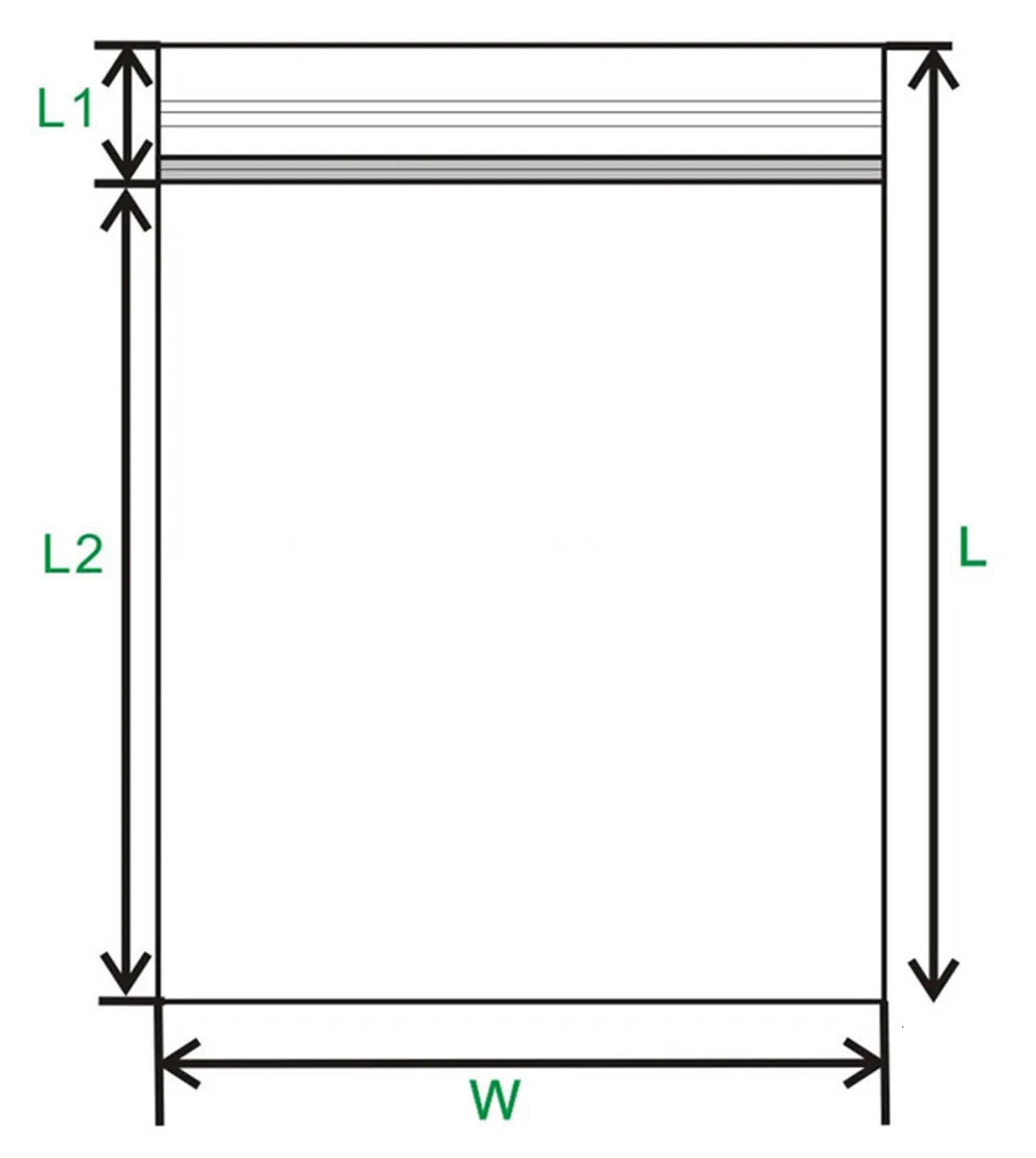 100pcs Transparent PE Zip Zipper Closure Plastic Packing Pouches - Clear Self Sealing Poly Bag Goods Gift Package 250605