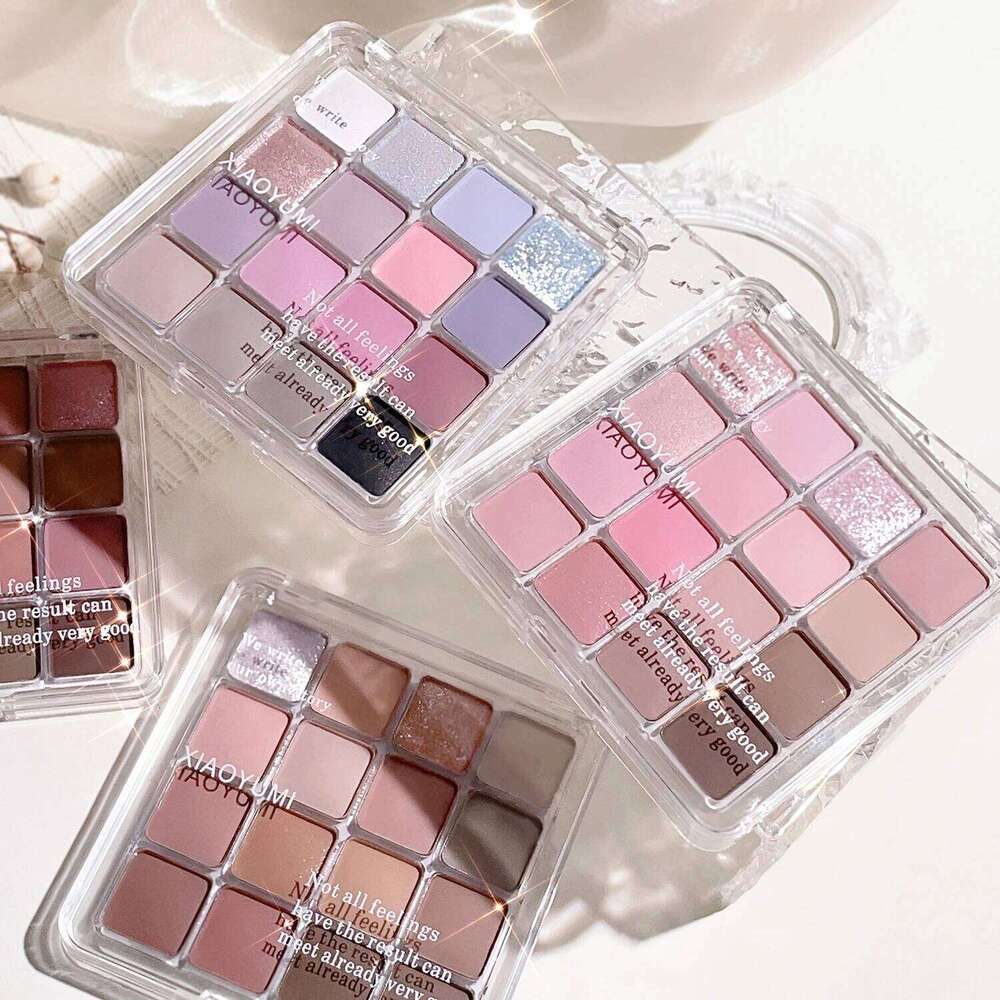Sixteen-color sunset magic plate pearl matte earth color Korean makeup eye shadow free shipping