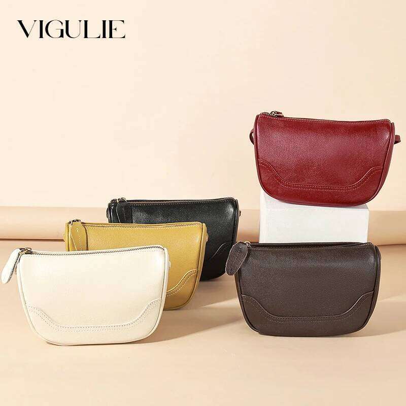 Designer Bags 2025 Women's Cow Real Leather Crossbody Bag Female Designer Shoulder Bags Ladies Casual Commute Soft Cowhide Handbag For Lady Luxur